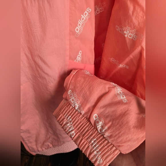 Adidas Pink Women's Athletic Track Jacket - Picture 8 of 10